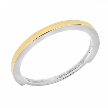 Серебряное кольцо с золотом MVR1772G