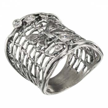 Серебряное кольцо с куб.цирконом 01R2813CZ
