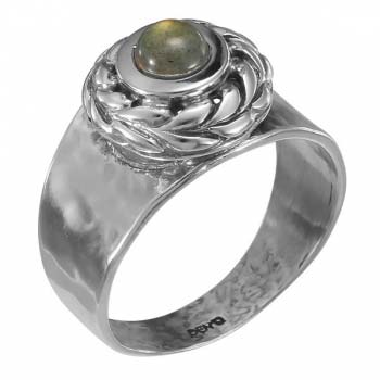 Серебряное кольцо с лабрадором MVR1652LB