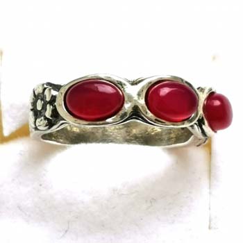 Серебряное кольцо с жадеитом 01R2770JD