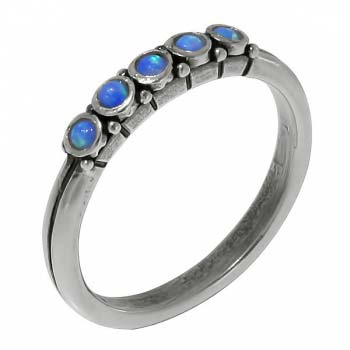Серебряное кольцо с опалом иск. MVR1436/10OP