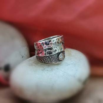 Серебряное кольцо с куб.цирконом 01R1973CZ