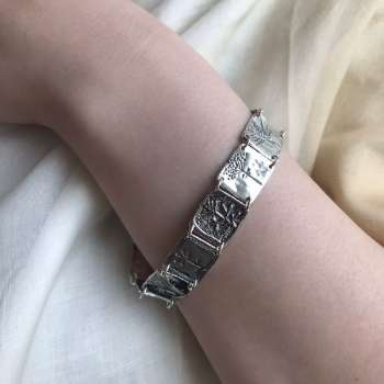 Серебряный браслет 01B1857