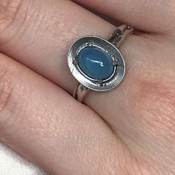 Серебряное кольцо с халцедоном MVR1570HL