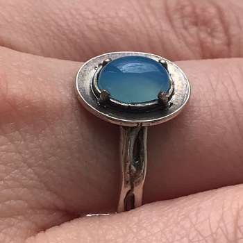 Серебряное кольцо с халцедоном MVR1570HL