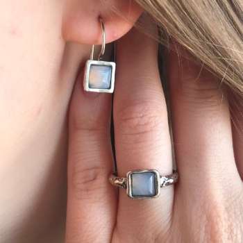 Серебряное кольцо с халцедоном 01R1341HL/1