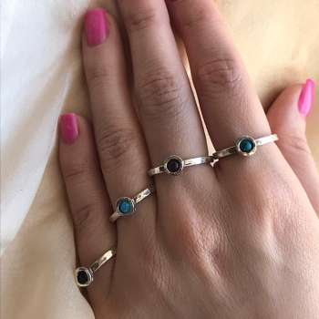 Серебряное кольцо с опалом иск. MVR1435/12OP