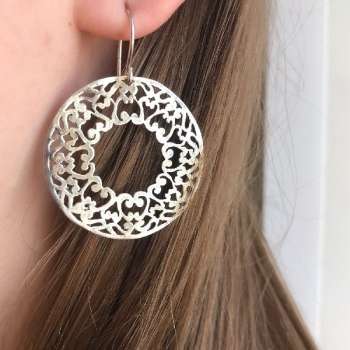 Серебряные серьги MVEd015