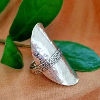 Серебряное кольцо 01R507