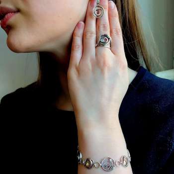 Серебряные серьги с куб.цирконом и золотом MVE954GCZ
