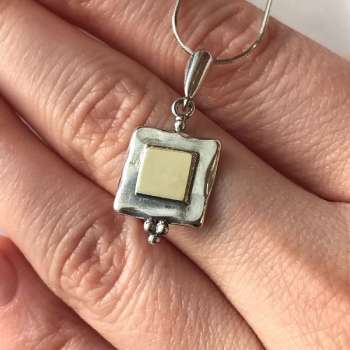 Серебряное колье с золотом MVN1922G
