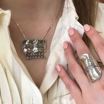 Серебряное кольцо 01R507
