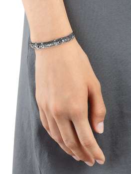 Серебряный браслет с гранатом и золотом MVB1131GGR