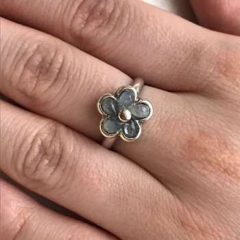 Серебряное кольцо с лунным камнем MVR1649MS