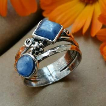 Серебряное кольцо с кианитом MVR1028KT