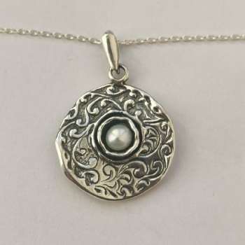 Серебряное колье с жемчугом MVN1498/1PL