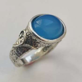Серебряное кольцо с халцедоном 01R1257/1HL