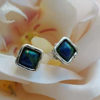 Серебряные серьги с лазуритом 01E1295LZ