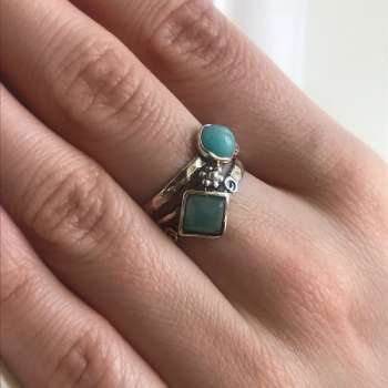 Серебряное кольцо с жадеитом MVR1028/1JD