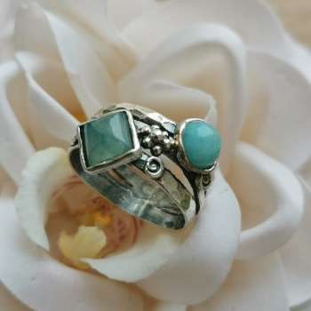 Серебряное кольцо с жадеитом MVR1028/1JD