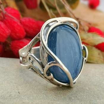 Серебряное кольцо с кианитом 01R957KT