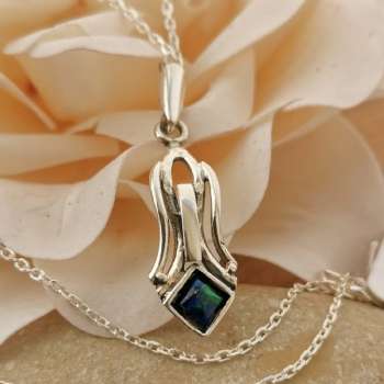 Серебряное колье с лазуритом MVN1620/1LZ