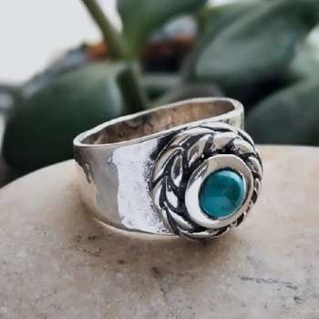 Серебряное кольцо с бирюзой MVR1652TQ