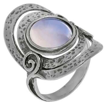 Серебряное кольцо с халцедоном 01R961HL/1
