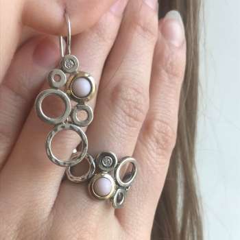 Серебряное кольцо с опалом MVR238GOP/1