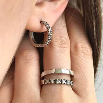 Серебряное кольцо с куб.цирконом MVR1314CZ