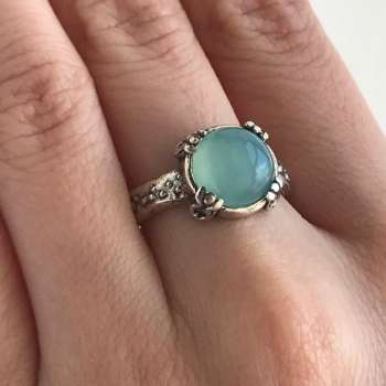 Серебряное кольцо с халцедоном 01R1727HL