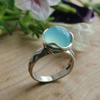 Серебряное кольцо с халцедоном 01R1704HL/1