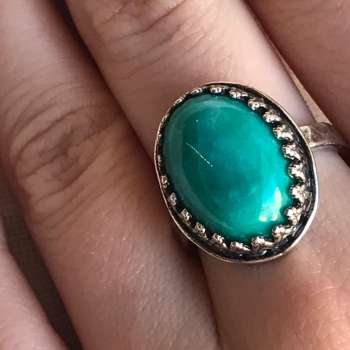 Серебряное кольцо с жадеитом 01R2791JD