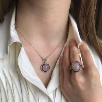 Серебряное кольцо с кварцем 01R2791QZ