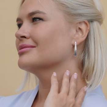 Серебряные серьги MVE776