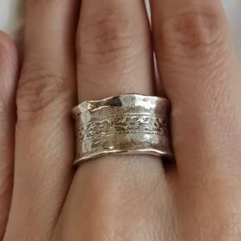 Серебряное кольцо 01R447
