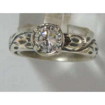 Серебряное кольцо с куб.цирконом 01R1110CZ