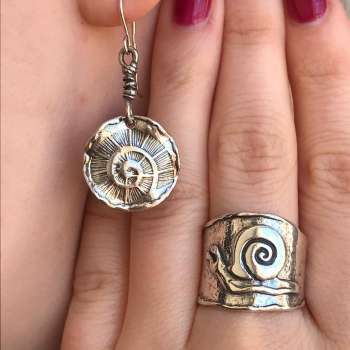 Серебряное кольцо 01R1489