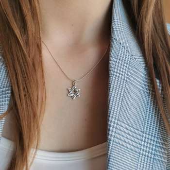 Серебряное колье 01N2044