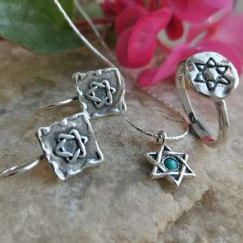 Серебряное колье с бирюзой 01N2278TQ