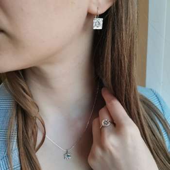 Серебряное кольцо 01R3027
