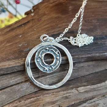 Серебряное колье 01N967