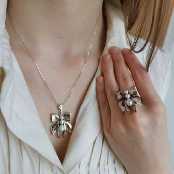 Серебряное кольцо с жемчугом MVR324PL