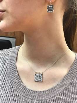 Серебряное колье 01N1761