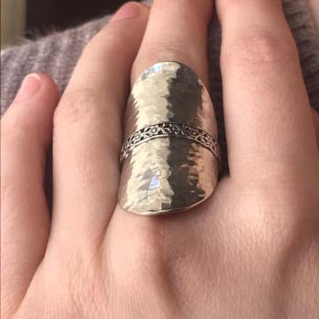 Серебряное кольцо 01R507