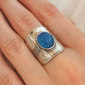 Серебряное кольцо с халцедоном 01R2730HL/1
