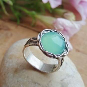 Серебряное кольцо с халцедоном 01R2771HL