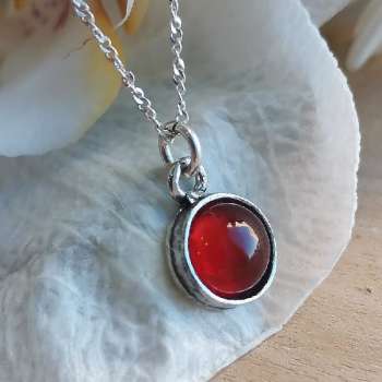 Серебряные серьги с сердоликом 01N4326SR