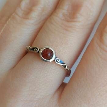Серебряное кольцо с сердоликом MVR1768/1SR