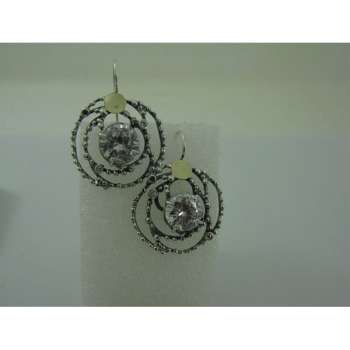 Серебряные серьги с куб.цирконом и золотом MVE1059GCZ Серебряные серьги с куб.цирконом и золотом MVE1059GCZ